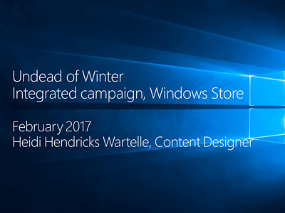 Undead of Winter | Windows Store (Feb 2017)