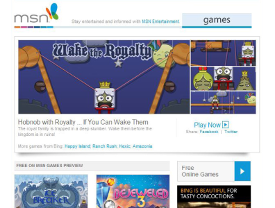 MSN Games Newsletters