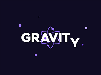 Gravity Branding art branding design flat icon illustration illustrator logo minimal vector