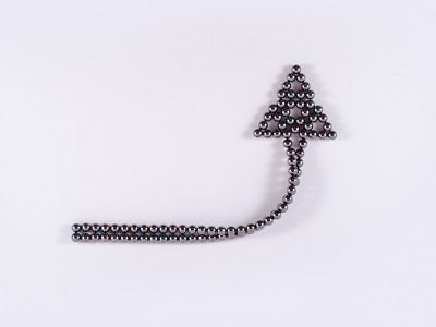 How To Increase Revenue Arrow analog arrow buckyballs handmade increase magnets metal minimalist photography