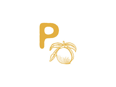 Pickled Peach Logo Icon