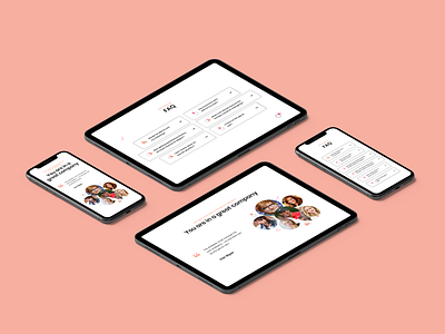 Stamurai - WebDesign | FAQ adobe xd branding clean design dribbble invite druhin faq flat homepage landing page minimal mobile mobile app stammering stamurai typography ui ux web design web designer