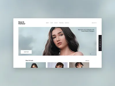 Minimal e-commerce web design adobe xd apple blue branding clean design dress druhin dusk e commerce flat minimal mobile modern san francisco shopping typography ui ux web design