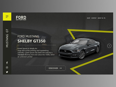 Ford Landing Page UI