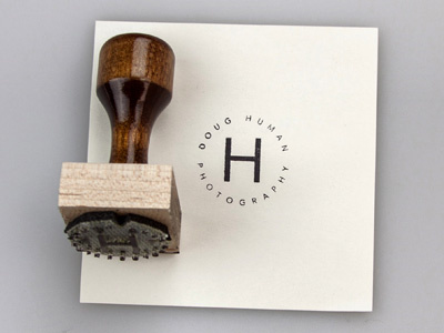 HUMAN Branding branding logo photography stamp