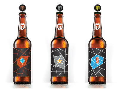 MJB Packaging beer illustrations label packaging