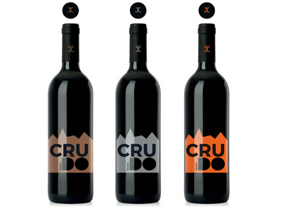 Crudo Wine Packaging Concept design die cut spirits wine packaging winelabel