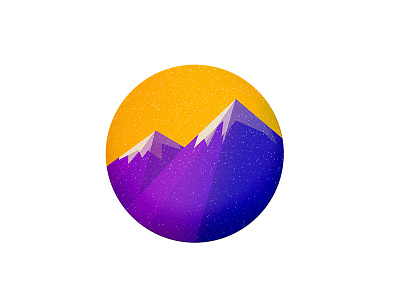 Montañas, Ejercicio en Photoshop app chile logo logotype photoshop poster texture