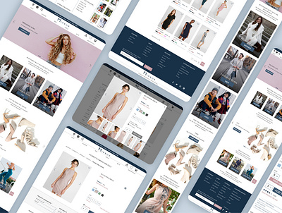 Mirror - eCommerce Responsive website e commerce ecommerce ecommerce design ecommerce website landing page landing page design logo responsive design responsive web design ui user experience user experience design ux uxui web website design