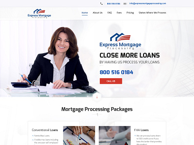 Express Mortagage branding design flat ui ux web website