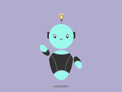 Bulbix design illustration illustrator logo robot ui uiux webdesign