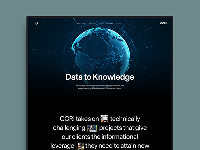 CCRi agency ui ux web design website