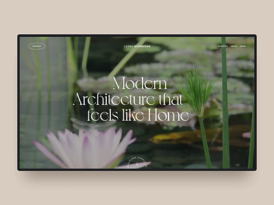 Architecture Concept architecture architecture website building concept modern nature typography ui ux web design website