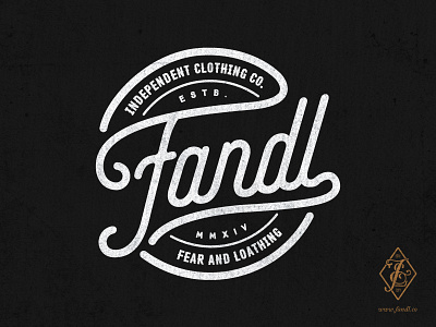 F&L Co. | Brand clothing design garments independent menswear print type yorkshire