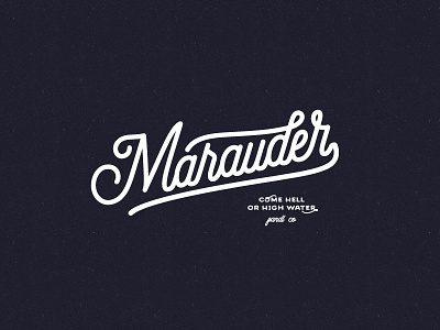 Marauder marauder nautical typography