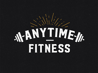 Anytime Fitness – Bar fitness gym hand drawn handdrawn illustration weights