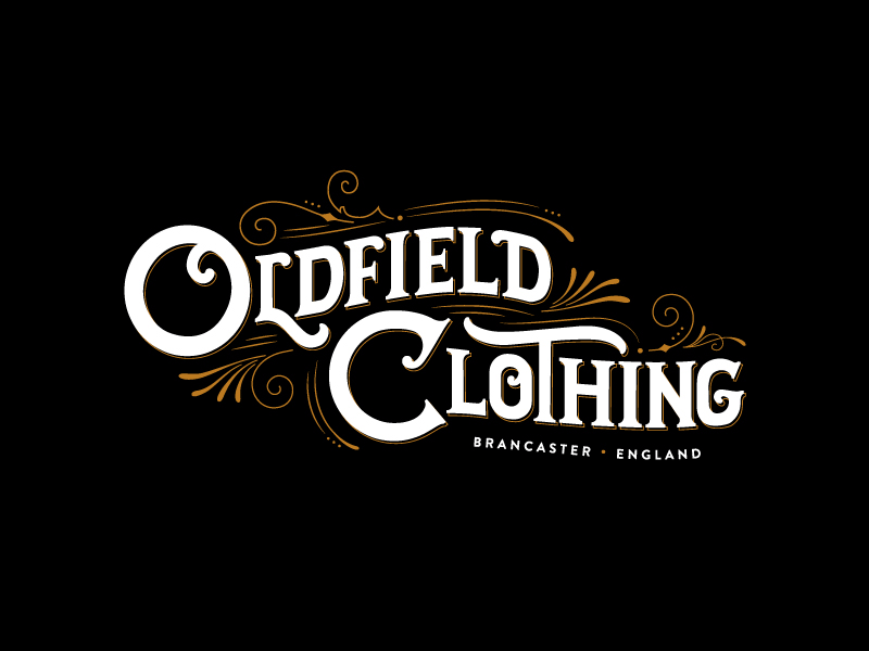 Oldfield Clothing branding clothing fashion golf logo logotype menswear typography