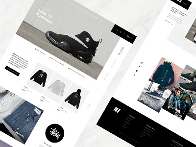 Natterjacks apparel digital fashion menswear web design website