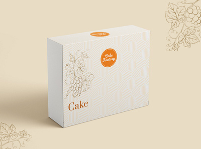 cake box design branding cc copyright design flat illustration illustrator minimal photoshop vector