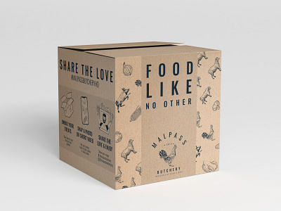 Malpass Butchery Box mockup