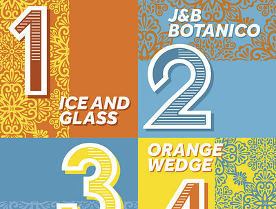 J&B Illustrations with Typography branding design illustration typography