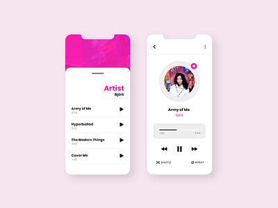 Daily UI #009 - Music Player