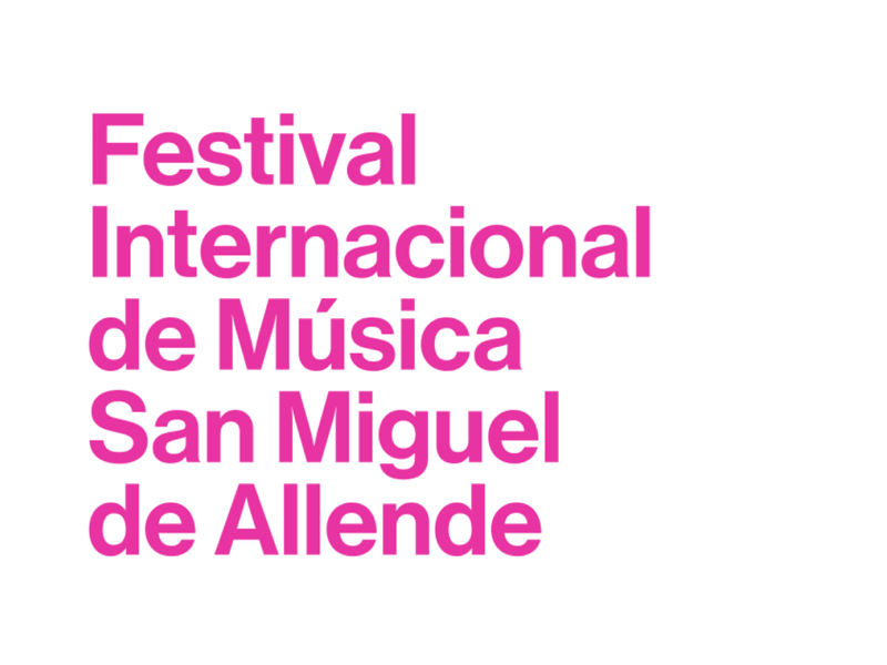 Festival Internacional de Musica San Miguel de Allende bright festival helvetica international mexico neue haas grotesk pink san miguel de allende