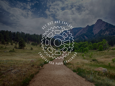 Explore Colorado biking boulder colorado explore flatirons gear hiking outline sprocket thin