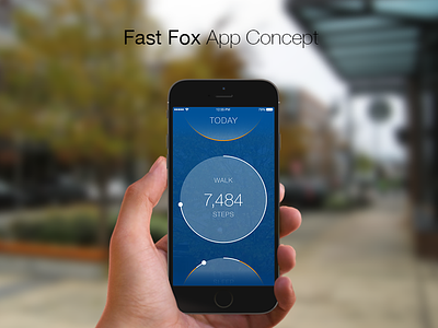 FastFox App Concept app design chart concept data design fitness health interface ui ux