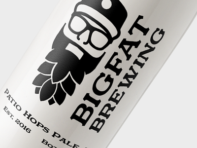 Personal Beer brand beard beer brewing hops icon logo mockups personal shirt