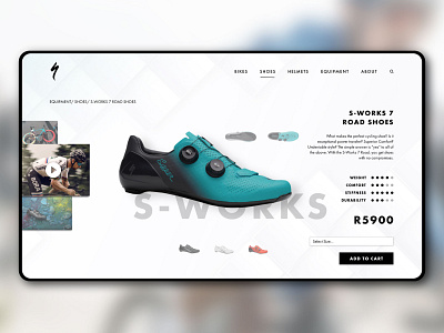 Specialized E-Commerce Concept branding design ui ux web web design website