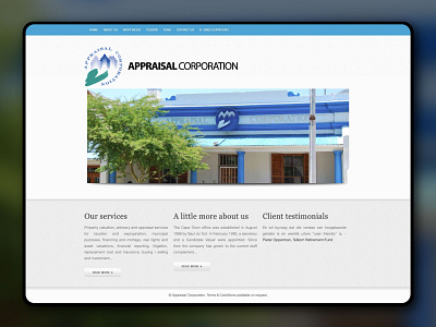 Appraisal Corporation Website branding design ui ux web web design website