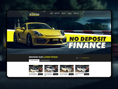 WP Auto Sales Website design ecommerce ui ux web web design website