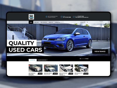 The Car Warehouse Website branding design ecommerce ui ux web web design website