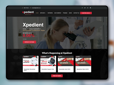 Xpedient Website branding design ui ux web web design website