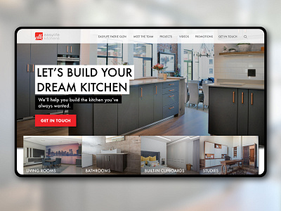 Easylife Kitchens Franchise Stores Websites design ecommerce interaction design interfacedesign ui ux web web design website
