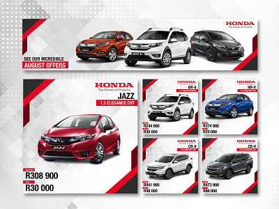 Rola Honda Retail Campaign campaign design facebook ads graphic design honda instagram ads web banner