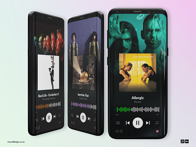 100 Day UI Challenge - Day #004 - Music Player design mobile mobile app mobile design music player ui ui design ux ux design