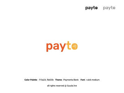 payto Logo bank branding design illustration logo payment