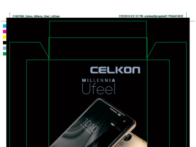 Celkon Mobile Packaging branding design packaging