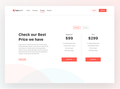 Pricing Plan clean design ios ui uiux user experience user interface ux web website white