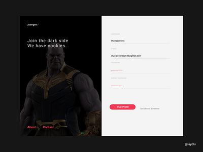 Avengers avengers login register