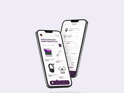 Product and Checkout Screen