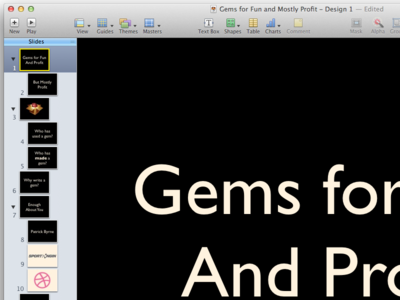 Slide Deck