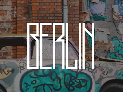 Berlin berlin branding bunny design font germany lettering logo sam skinny tall type typography