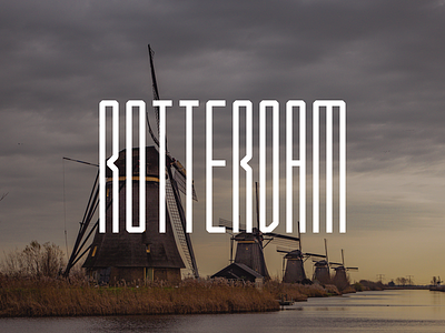 Rotterdam design holland illustration lettering lettering art netherlands rotterdam sam bunny type typography