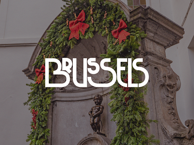 Brussels belgium brussels bruxelles bunny design europe lettering manneken pis sam typography