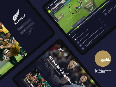 Play in the Grey ai all blacks best awards best awards 2020 bunny new zealand rugby sam sport track ui ux