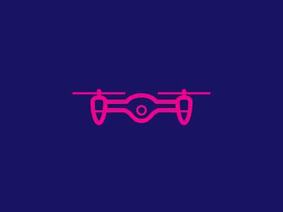 Day 5 - Drone - 100 Days of Icons 100 bunny days drone icon illustration quadcopter sam