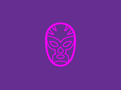 Day 10 - Luchador - 100 Days of Icons 100 days icon illustration luchador mexican sam